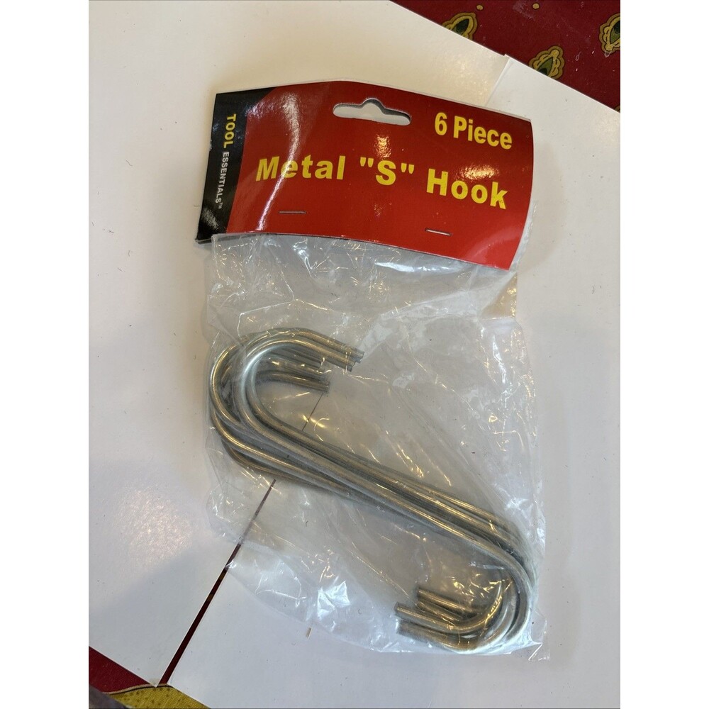 Tool Essentials Tru Forge 6 Piece Metal S Hook New In Package